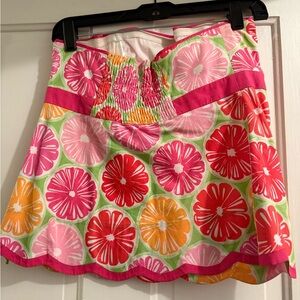Lilly Pulitzer strapless top size 6
